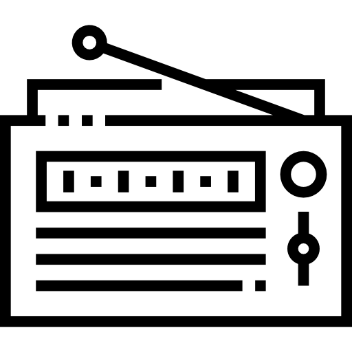 antena de radio icono gratis