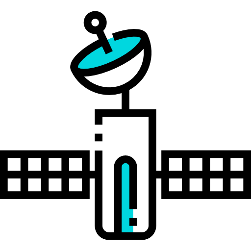 estación satélite icono gratis