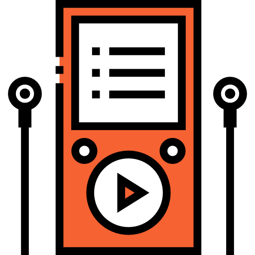 reproductor de música icono gratis