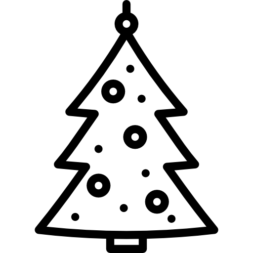 árbol de navidad icono gratis