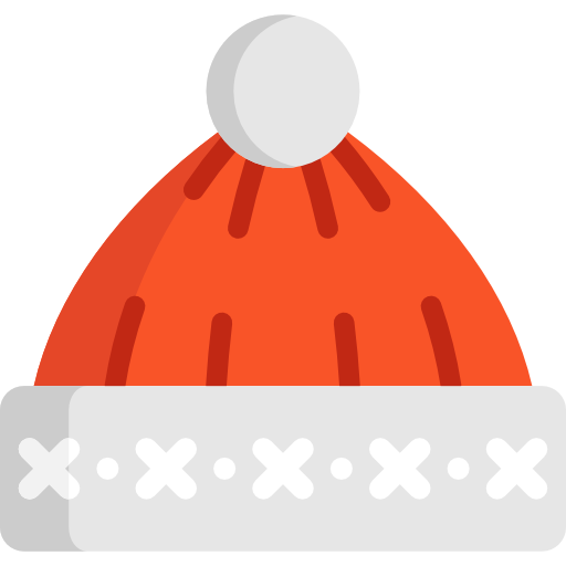 sombrero de invierno icono gratis