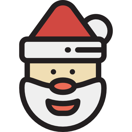 Santa claus Detailed Rounded Lineal color icon