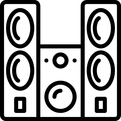 sistema de sonido icono gratis