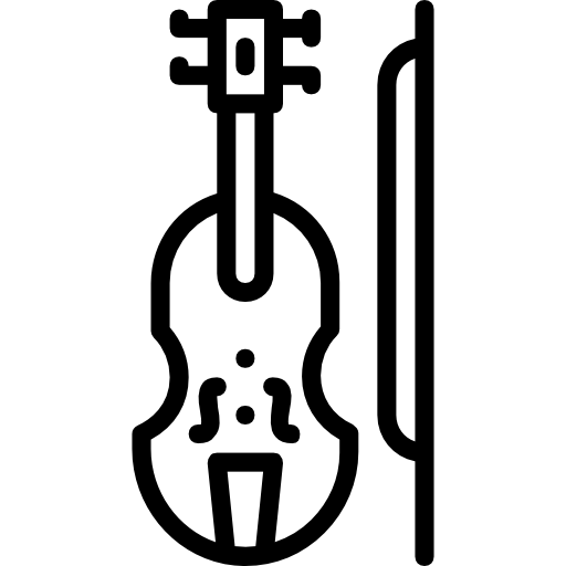 violín icono gratis