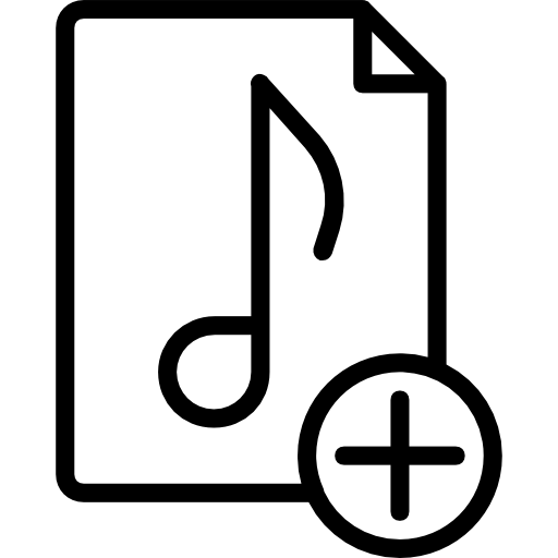 archivo de música icono gratis