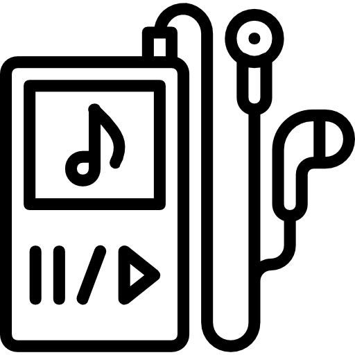 reproductor de música icono gratis