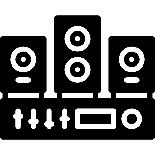 sistema de sonido icono gratis