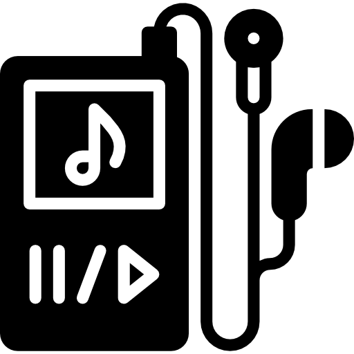 reproductor de música icono gratis