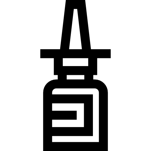 Nasal Spray Basic Straight Lineal Icon