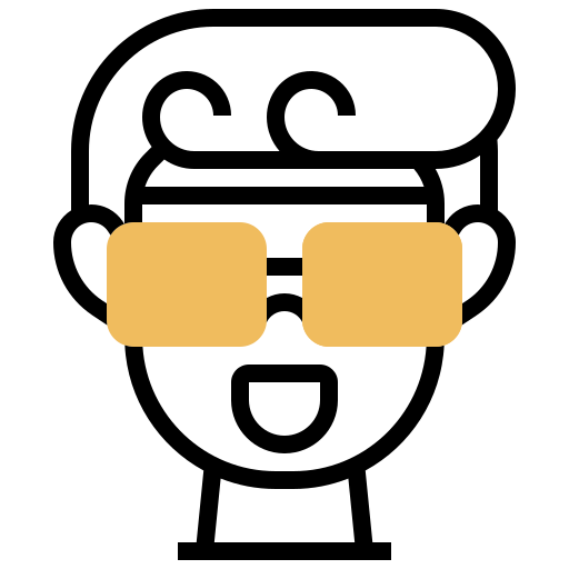 gafas 3d icono gratis