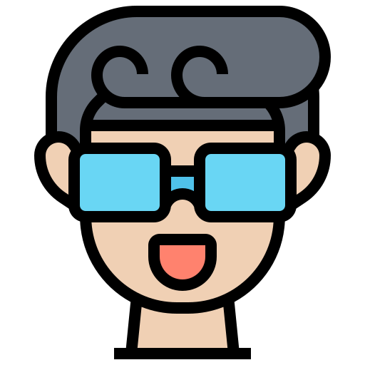 gafas 3d icono gratis