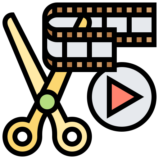 montage de films Icône gratuit