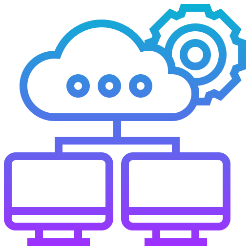 computación en la nube icono gratis