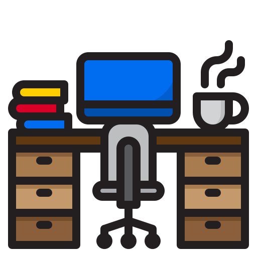 computadora de escritorio icono gratis