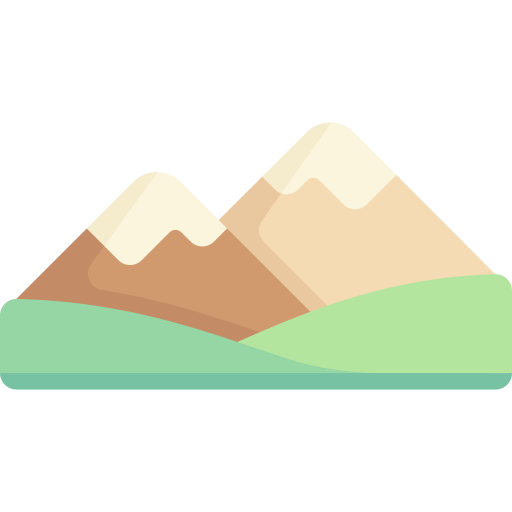 montañas icono gratis