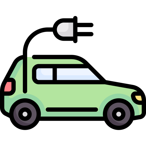 Electric car - Free transportation icons