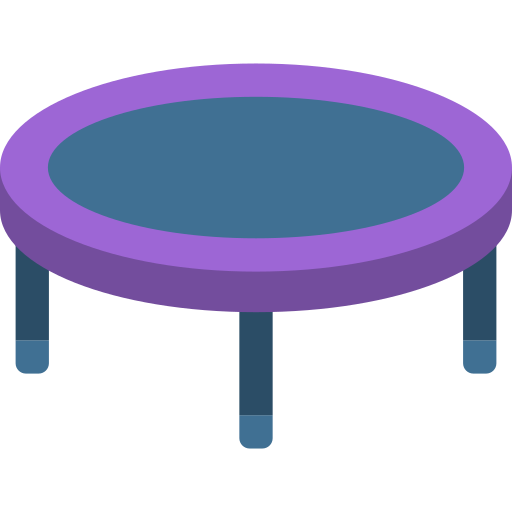 trampolín icono gratis