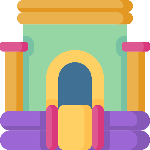 castillo inflable icono gratis