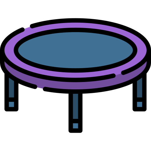 trampolín icono gratis