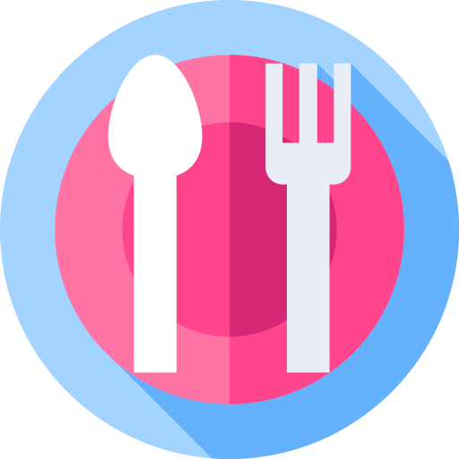 Cutlery Flat Circular Flat icon