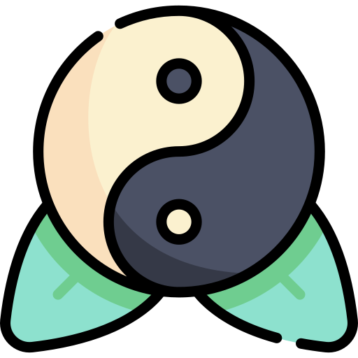 yin yang icono gratis