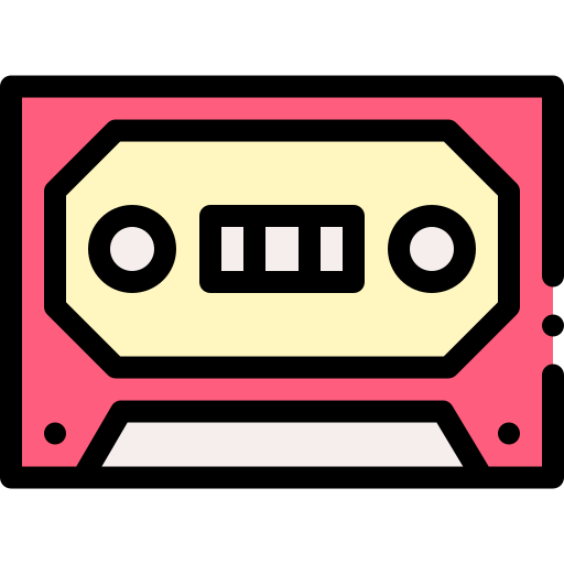 Music tape - Free technology icons