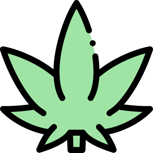 Cannabis free icon Cannabis free icon