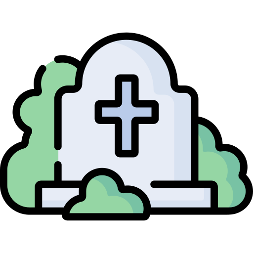 Cemetery Special Lineal color icon