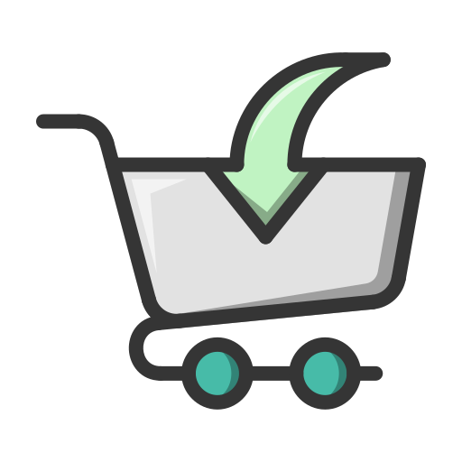 Shopping cart Generic Outline Color icon