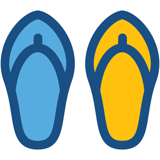 chancletas icono gratis