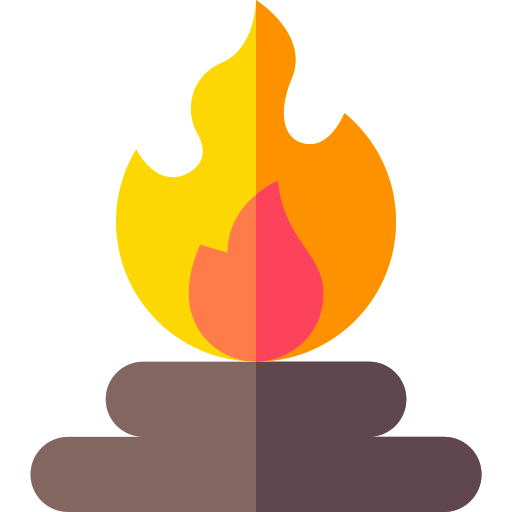 hoguera icono gratis