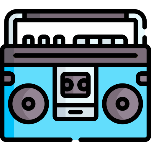 Cassette player - Free music icons