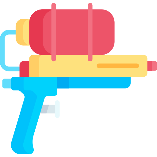pistola de agua icono gratis