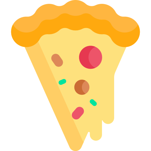 porción de pizza icono gratis