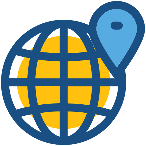 livraison internationale Icône gratuit