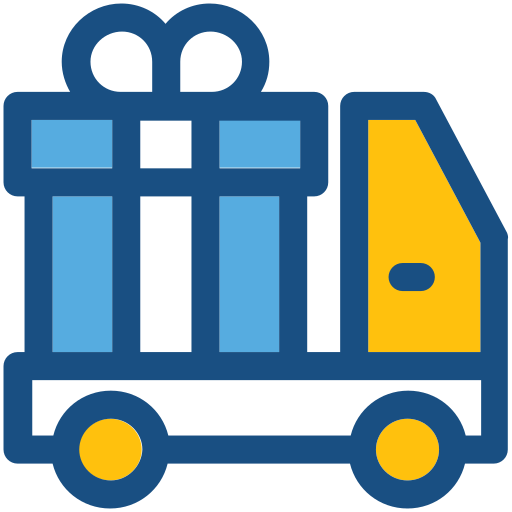 caminhão de entrega grátis ícone