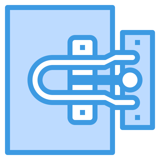 cerradura de la puerta icono gratis