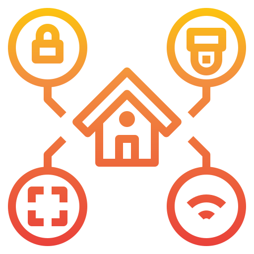 sécurité à la maison Icône gratuit