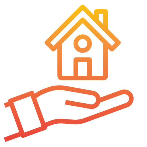 Home insurance itim2101 Gradient icon