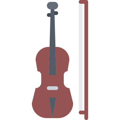 violín icono gratis