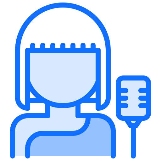 가수 무료 아이콘