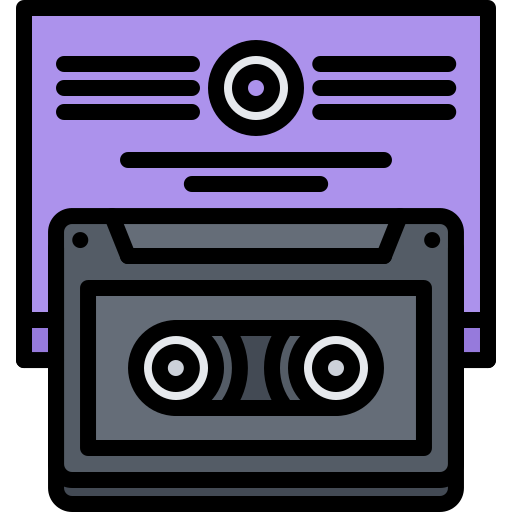 Cassette free icon Cassette free icon