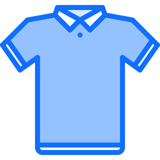 Polo shirt Coloring Blue icon