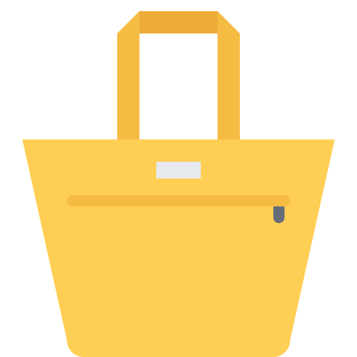 Bag Coloring Flat Icon