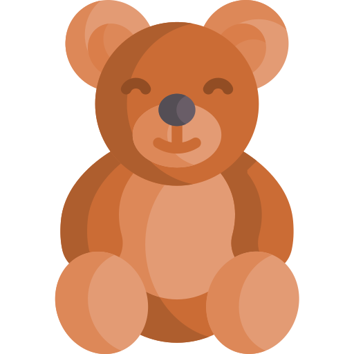 oso de peluche icono gratis