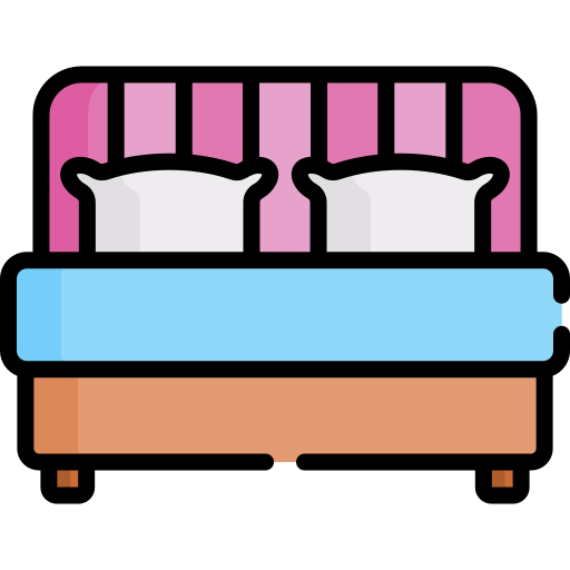 cama matrimonial icono gratis