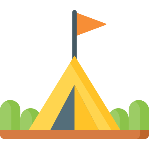 캠핑 무료 아이콘