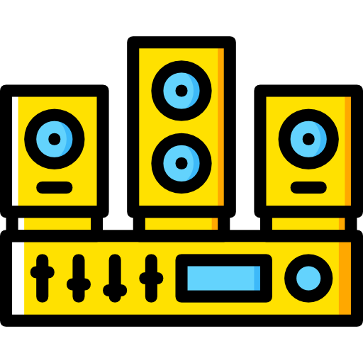 Sound system - Free technology icons