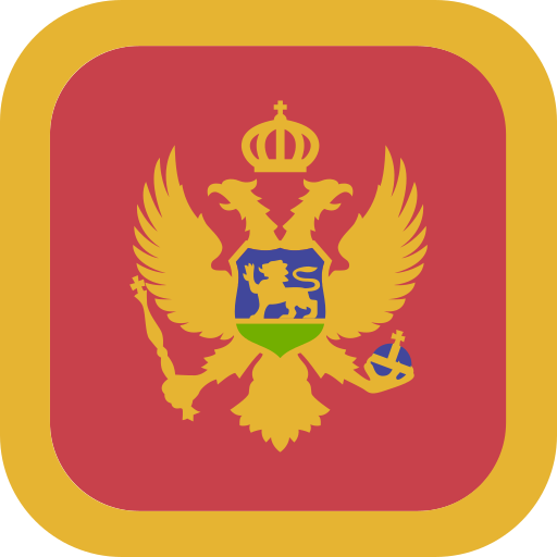 Montenegro Flags Rounded Square Icon