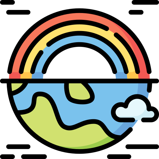 arco iris icono gratis